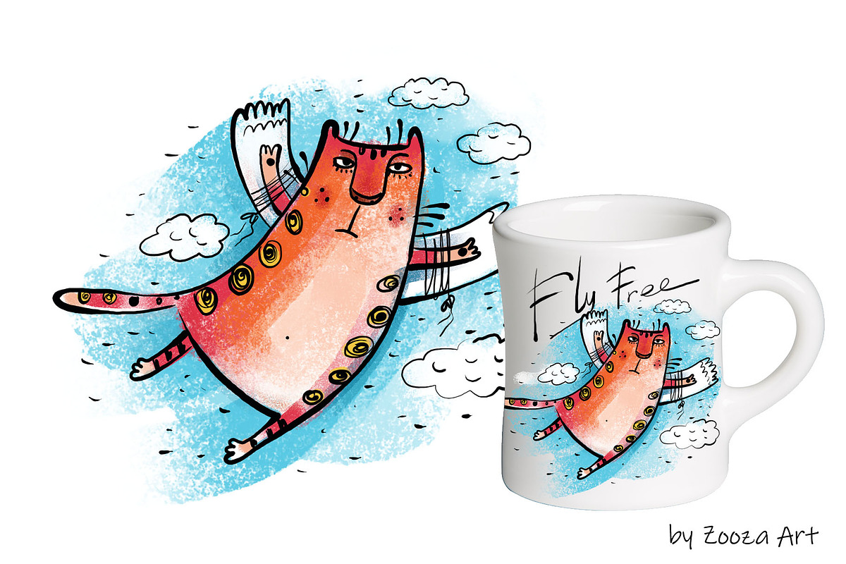 Wild Wild Cat - 14 illustrations, an Illustration by Zooza Art (Photo 12 of 15)