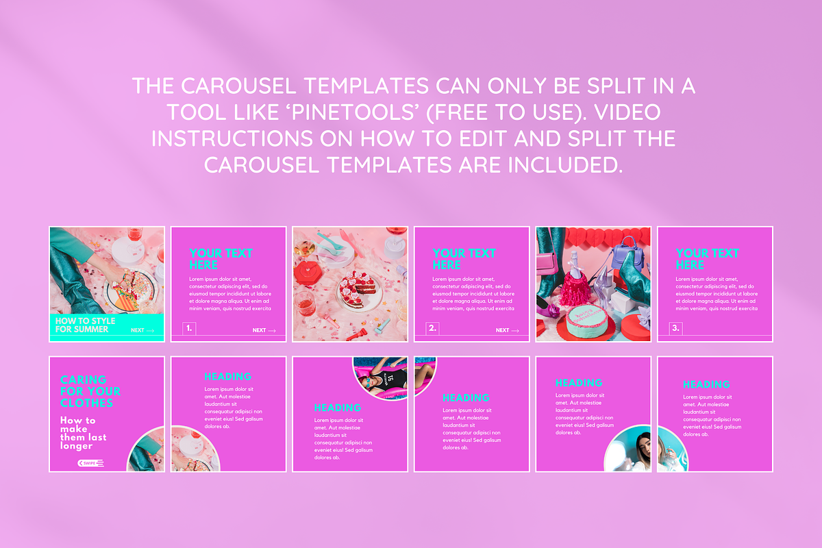 Bold Instagram Carousel Bundle preview 8