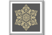 Damask Vector Orient Pattern, a Decorative Illustration by FineArtStudio (Thumbnail 2 of 3)