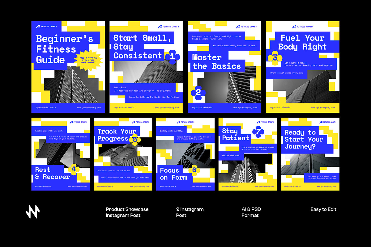 Fitness Guides Instagram Carousel