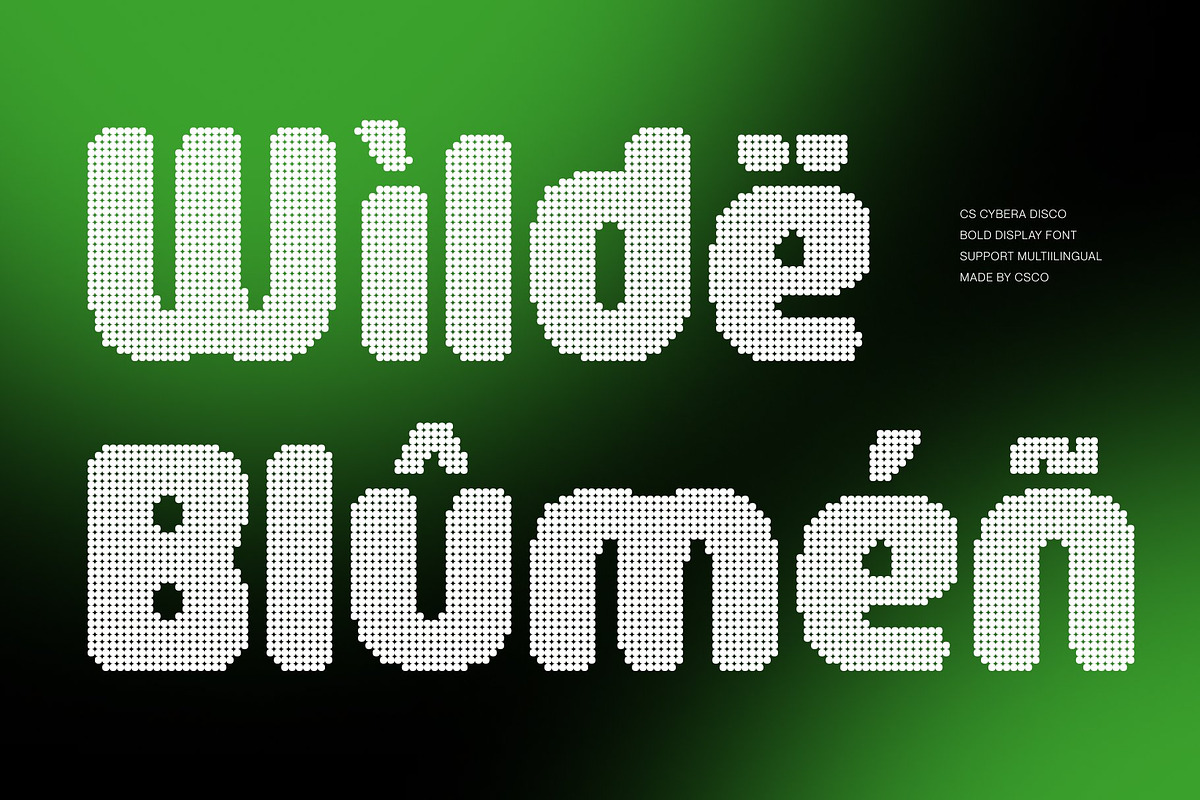 CS Cybera Disco, a Sans Serif Font by Craft Supply Co. (Photo 6 of 8)