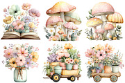 Vintage Little Cottage Clipart, an Illustration by DreamCafeArt (Thumbnail 8 of 8)
