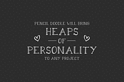 Pencil Doodle (Font), a Script Font by Artima (Thumbnail 2 of 6)