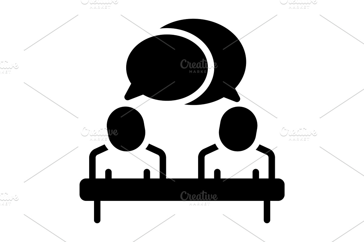 Talking speaking solid icon, a Solid Icon by Creative priyanka