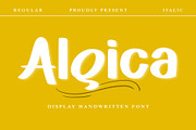 Algica, a Font by Letterafa Studio (Thumbnail 1 of 6)