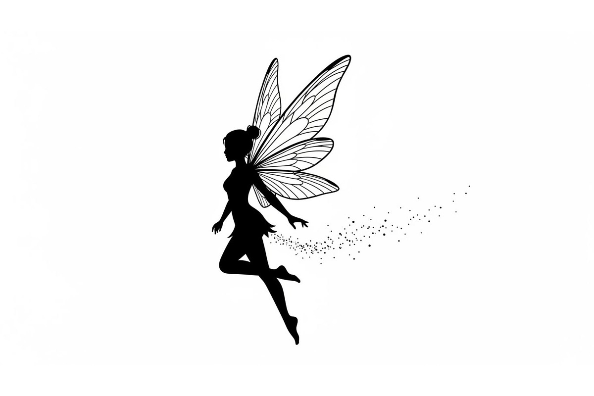 Magical Fairy Silhouette Bundle, an Illustration by jahid234 (Photo 32 of 51)