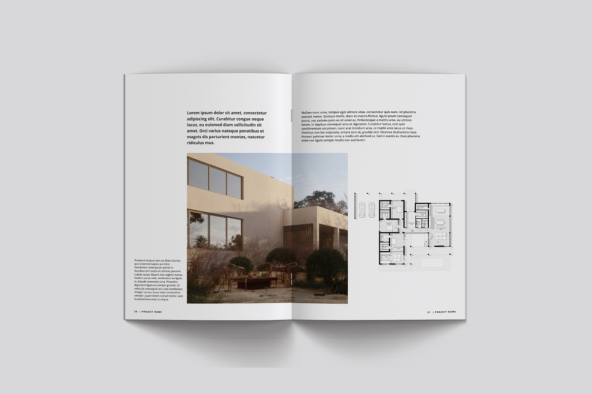 Portfolio Template Canva, a Brochure Template by yesitisprintable (Photo 6 of 10)