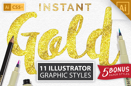 Instant Gold Foil Effect + More, a Plug-in Add-On by Drifter Studio