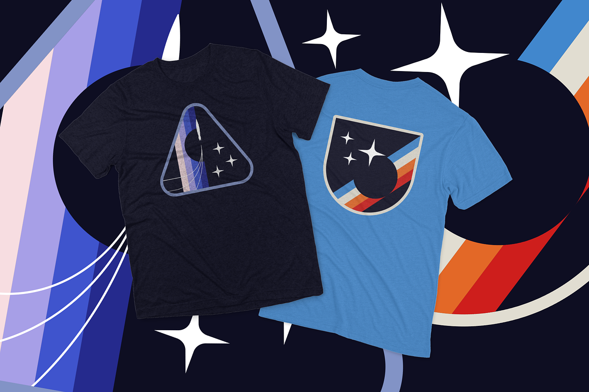 Retro Space Badges, an Illustration by Firowerk (Photo 2 of 5)