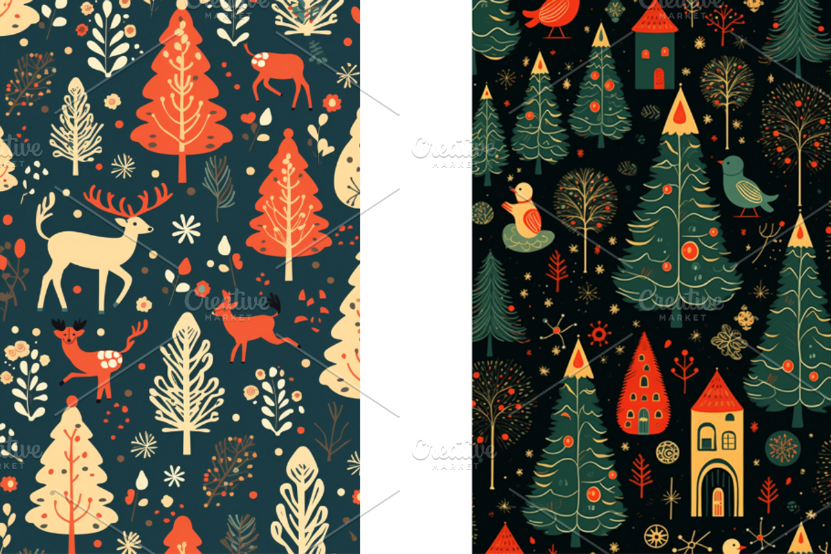 Christmas Card Design Bundle 8, a Card Template by Jay Major Designs (Photo 5 of 10)