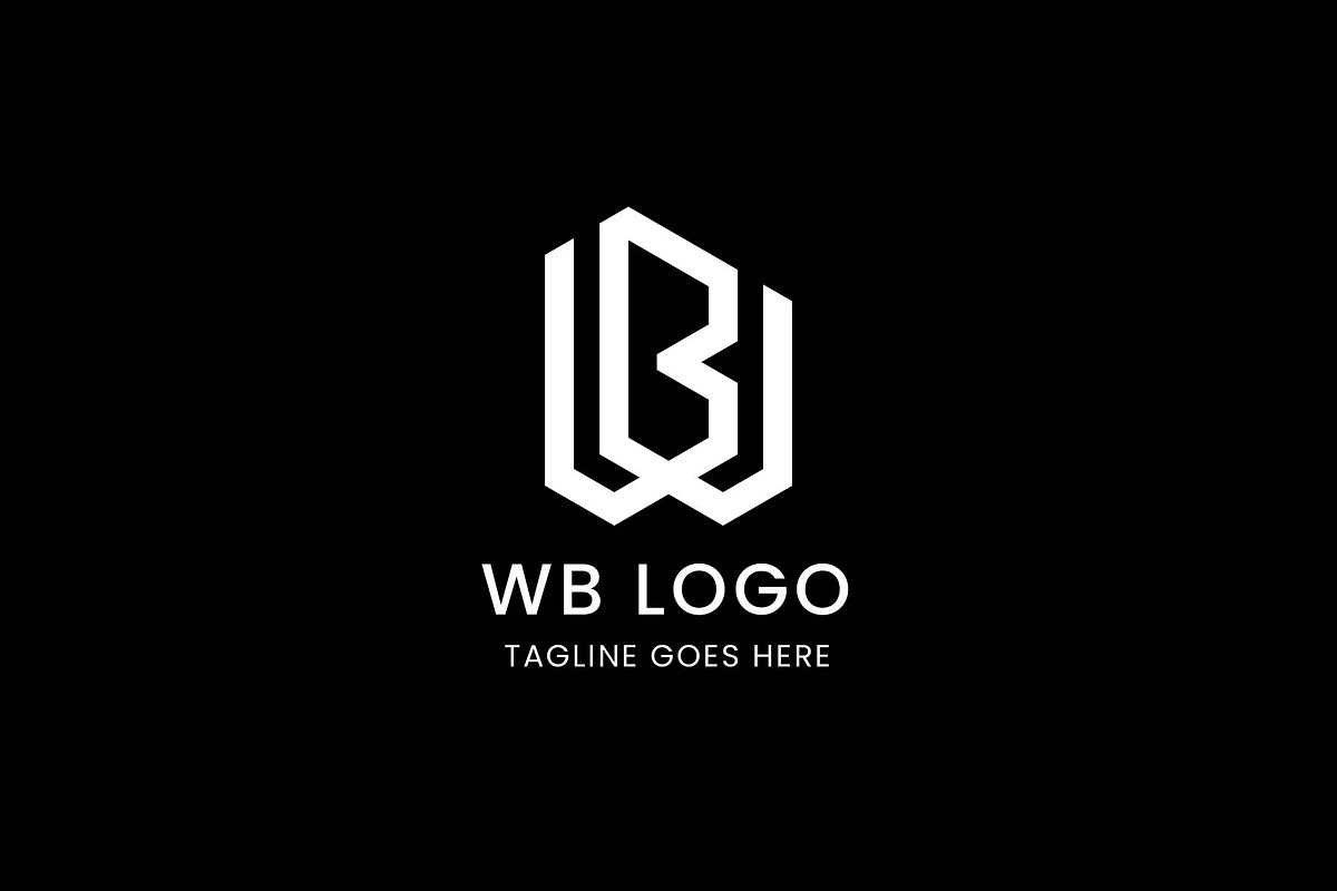 Letter WB,BW Monogram Logo Template, a Branding & Logo Template by Evloxx Studio (Photo 2 of 2)