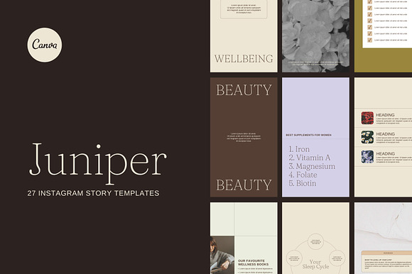 27 Juniper Instagram Story Templates preview 5