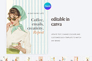 Retro Feminine Instagram Template, a Templates & Theme by Pawprints Canvas Co. (Thumbnail 6 of 8)