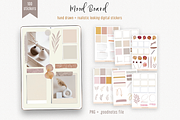 Mood Board digital stickers, an Illustration by Oh Mia Studio (Thumbnail 1 of 5)
