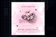 Birthday Party Flyer, a Templates & Theme by MithilaCreation (Thumbnail 2 of 5)