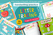 Letter Tracing Handwriting practice, an Education Illustration by Nursery Art (Thumbnail 1 of 12)