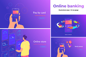Online Banking & Payments, a Finance Illustration by Julia Tim