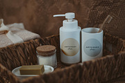 Jars Blank Mockup in Boho Bathroom, a Packaging Mockup by Artcoast Studio (Thumbnail 2 of 7)