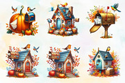 Autumn Mailbox Sublimation Clipart, an Animal Illustration by LaijuAkter (Thumbnail 3 of 3)