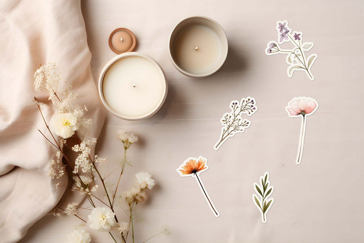 Tiny wildflowers set, a Decorative Illustration by marie dricot (Photo 5 of 15)