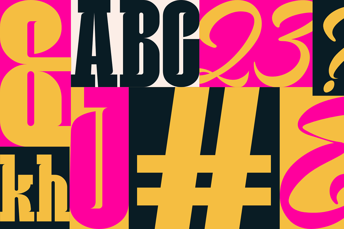Yibuk Recity–Bold Condensed & Script, a Serif Font by MaikoHatta (Photo 9 of 9)