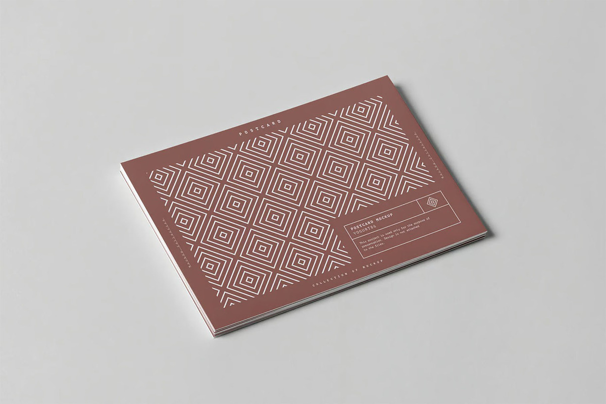 Postcard Mock-up, an Advertising Mockup by zippypixelstudio (Photo 7 of 8)