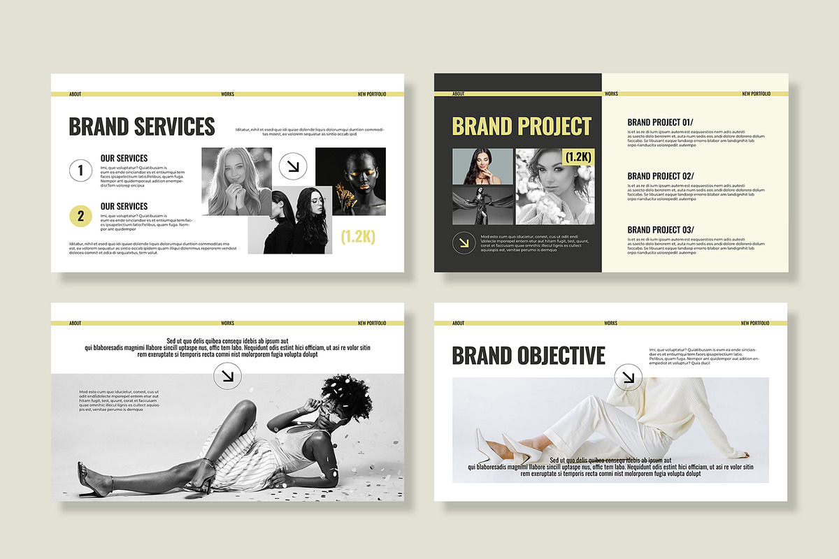 Portfolio Presentation Template, a Presentation Template by MightyDesign (Photo 4 of 8)