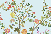 Chinoiserie compositions constructor, a Background Graphic by Ajuga (Thumbnail 2 of 8)