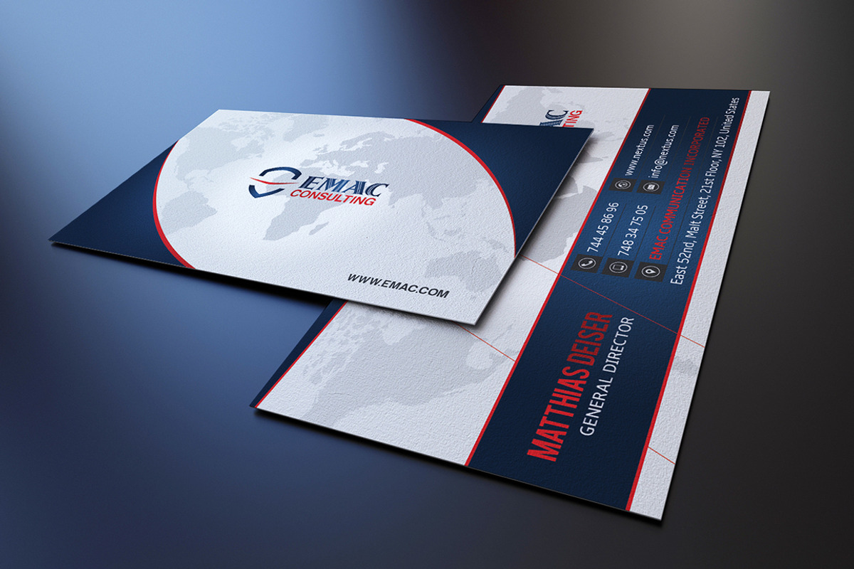 Corporate Business Card, a Business Card Template by Marvel (Photo 1 of 3)