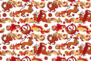 Medieval Mythical Creatures, a Pattern Graphic by Elen-Lane (Thumbnail 9 of 9)