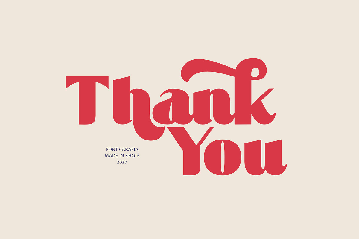 Carafia, a Sans Serif Font by Khoir (Photo 12 of 12)