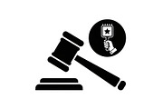 Justice Gavel Silhouette Bundle, a Graphic by hafijul (Thumbnail 11 of 14)