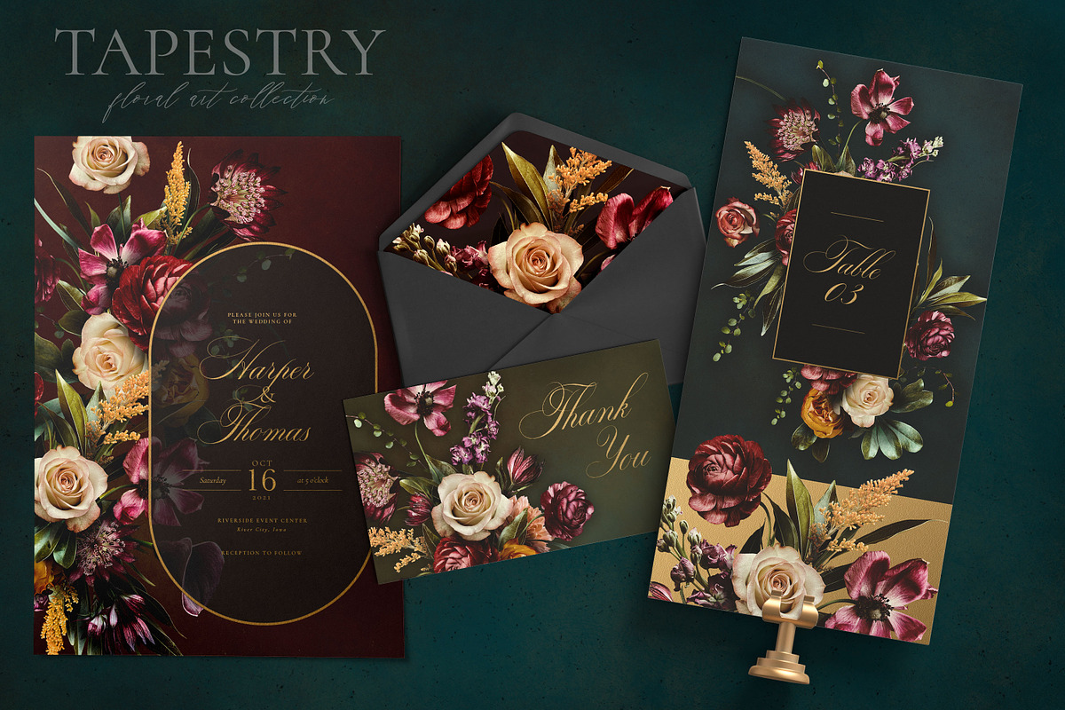 Tapestry Floral Art Collection, an Object Graphic by Eclectic Anthology (Photo 17 of 18)