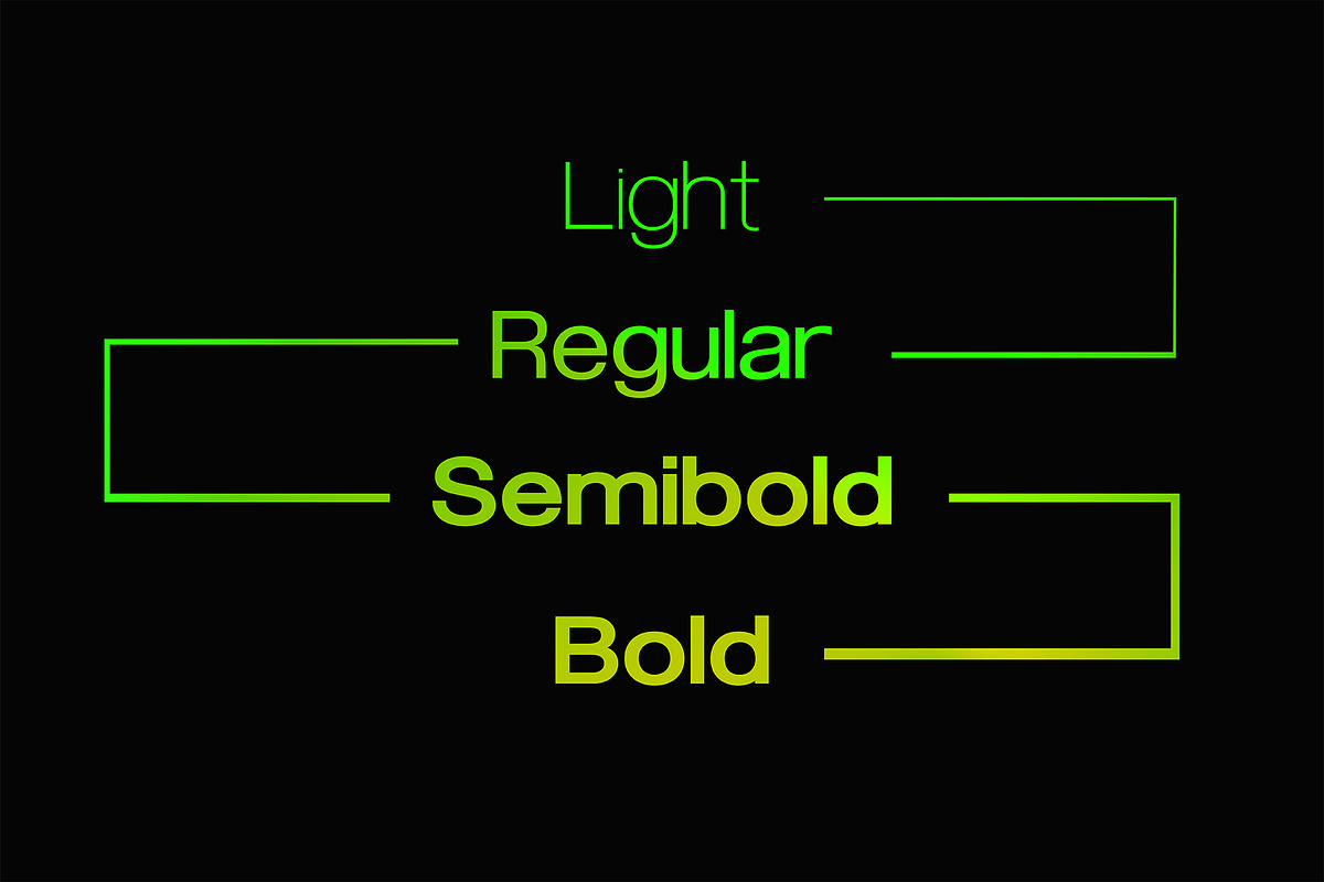 FLURO Typeface preview 2