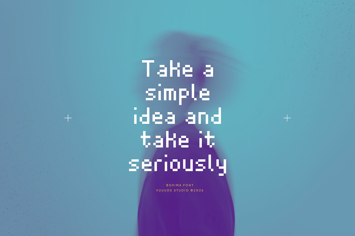 Boxima, a Sans Serif Font by vuuuds (Photo 2 of 5)