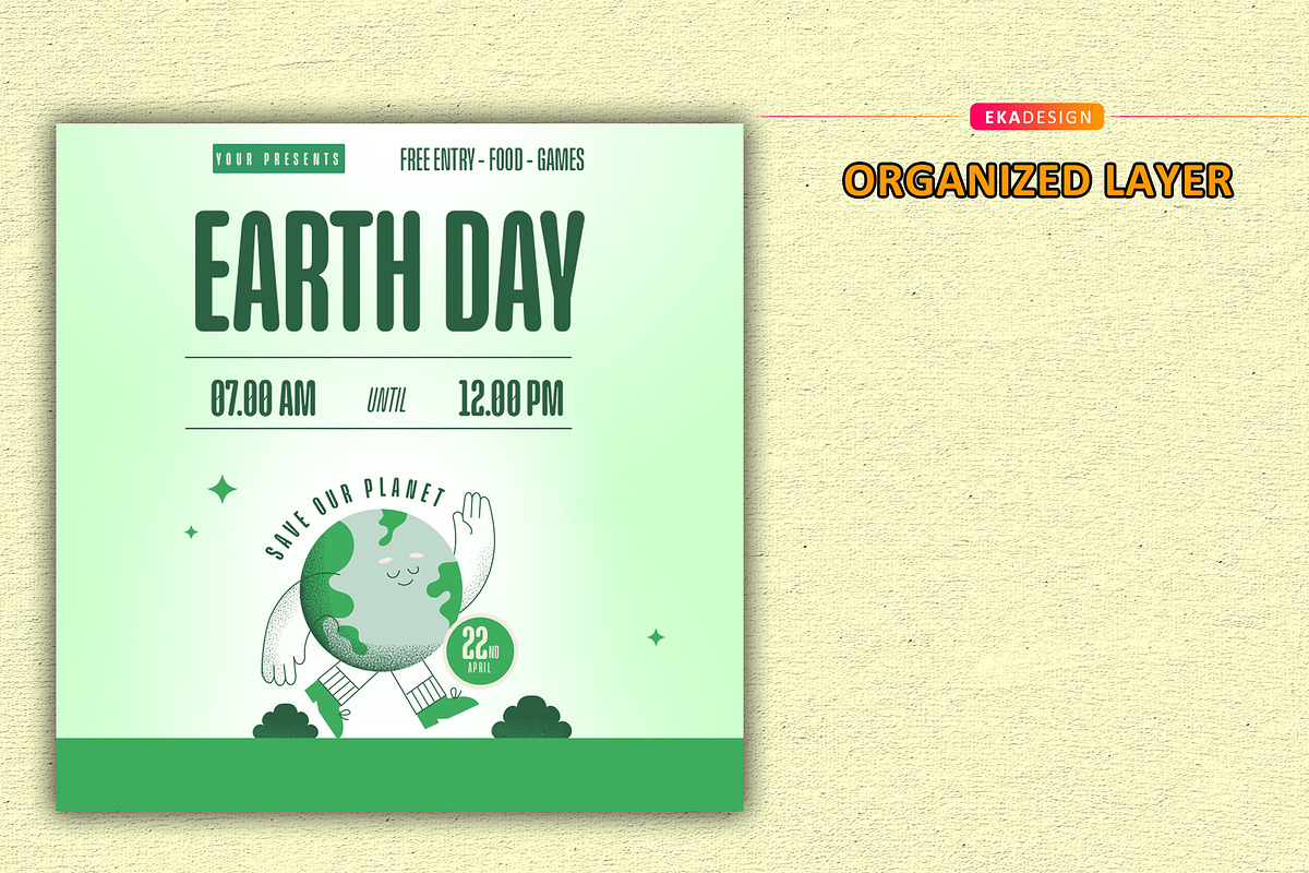 Poster Mother Earth Day Vol 3, a Social Media Template by Eka Design (Photo 2 of 4)