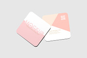 Square Business Card Mock-up, a Books & Magazine Mockup by pixiegraphics (Thumbnail 5 of 15)