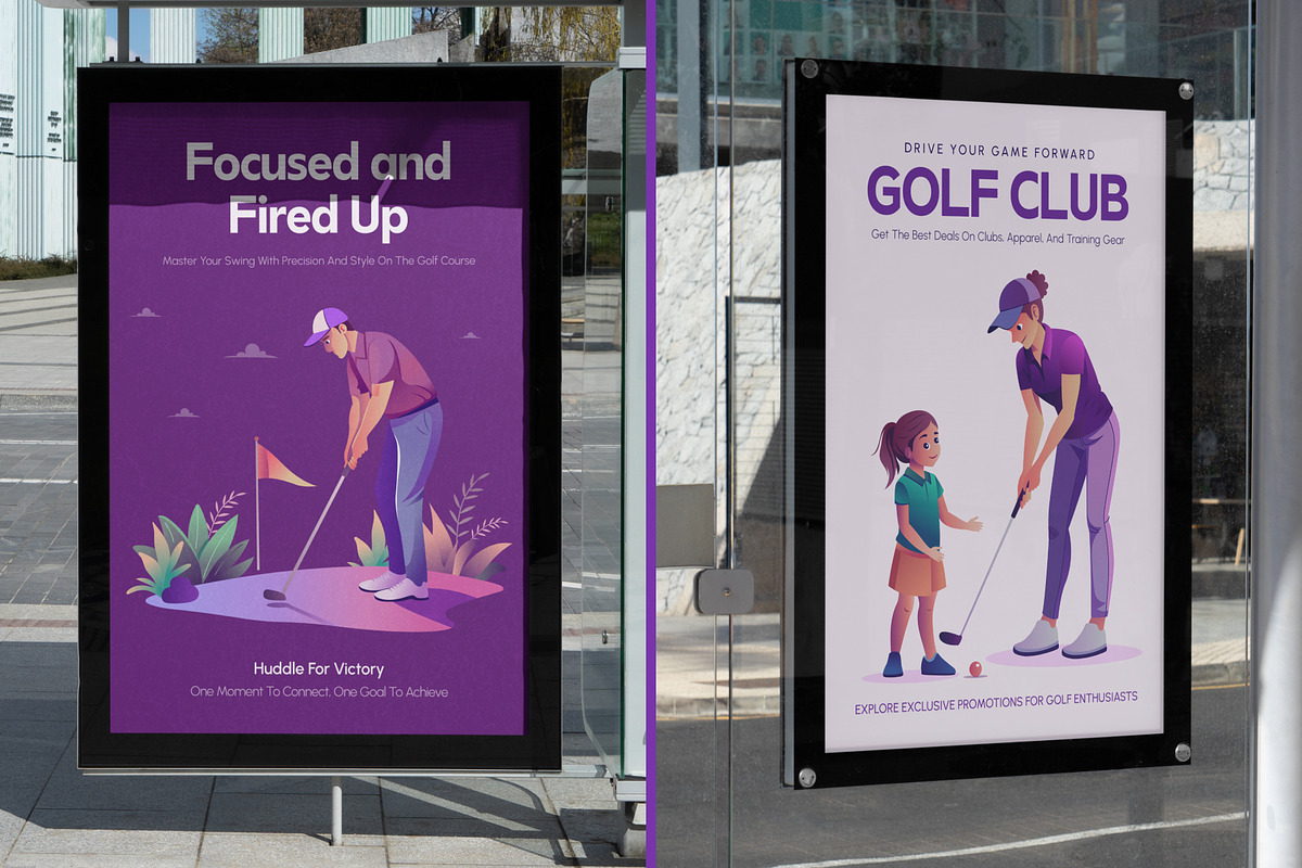 Golf Club Vector Illustration, a Duotone Icon by Vectors Market (Photo 4 of 10)