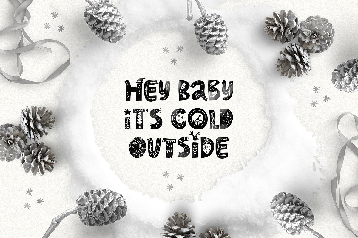 Nordic Christmas - scandinavian font, a Font by Favete Art (Photo 10 of 12)