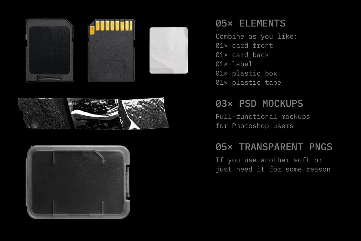 Memory Card Mockup, a Mockup by BULBFISH (Photo 5 of 5)