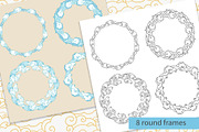 Big collection of oriental ornaments, a Background Graphic by Nadia Murash (Thumbnail 3 of 5)