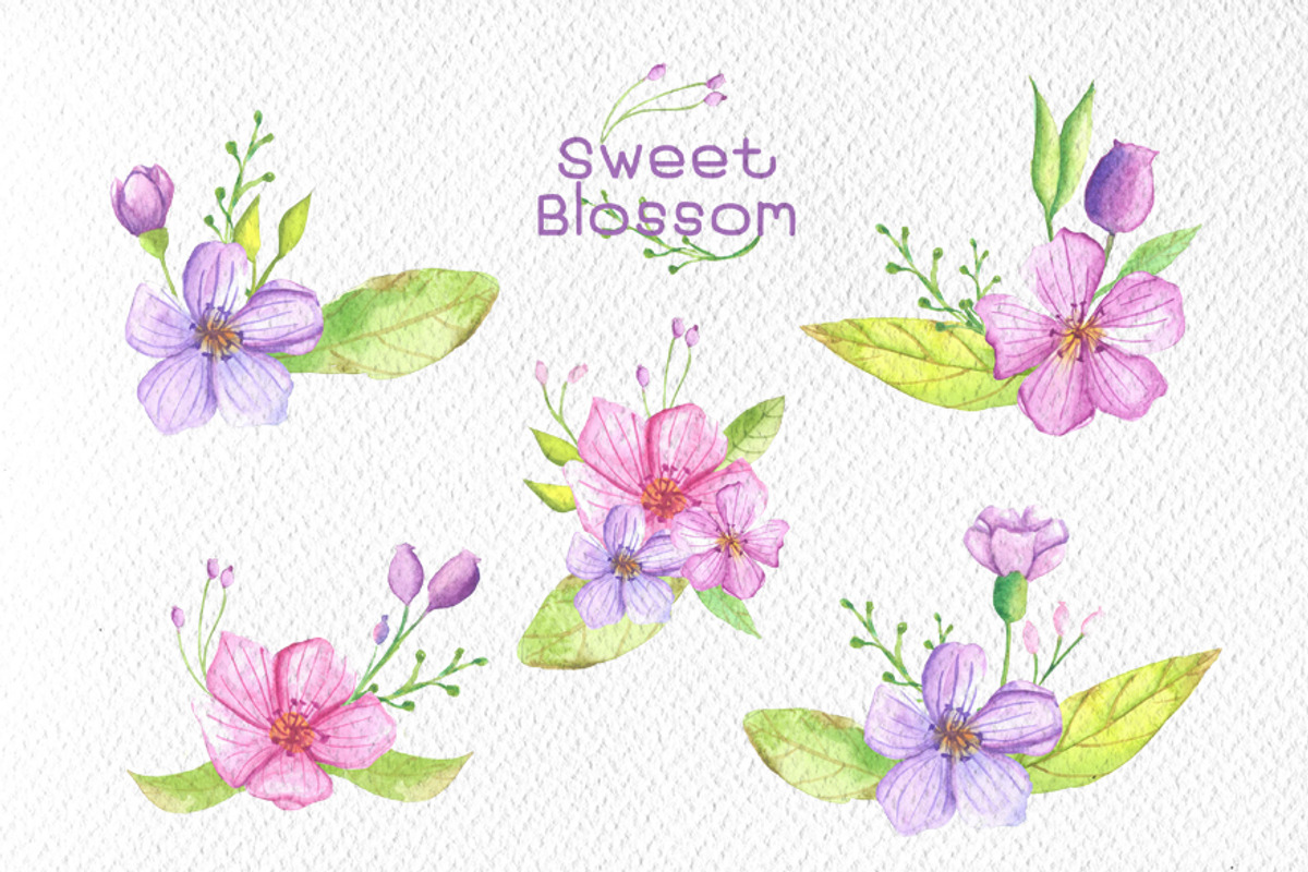 Sweet Floral Element DIY Pack, a Decorative Illustration by Ora (Photo 3 of 4)