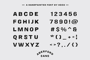 Aberford - SVG Typeface