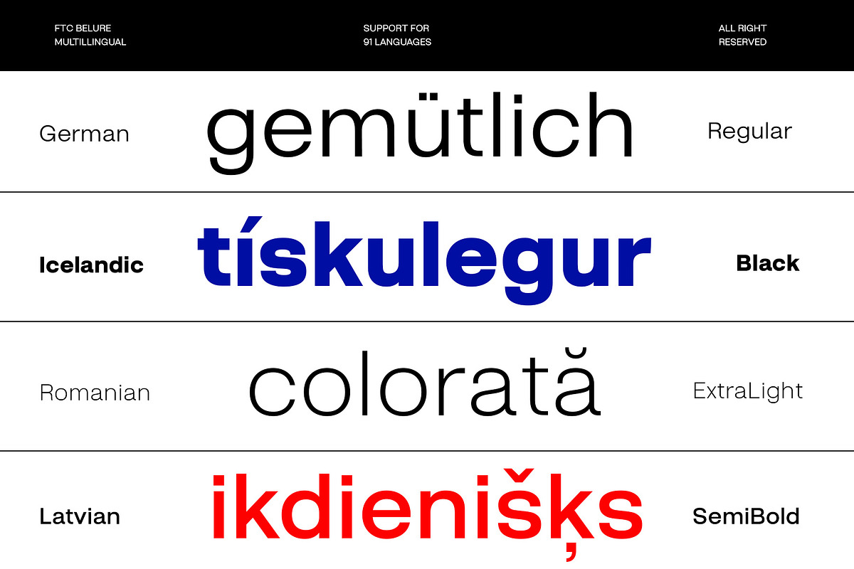 Belure — Geometric Stylish Sans, a Sans Serif Font by Fridaytype (Photo 12 of 12)