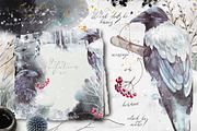 Winter fall bundle. all in 1, an Animal Illustration by Alisa Mikibith Art (Thumbnail 19 of 30)