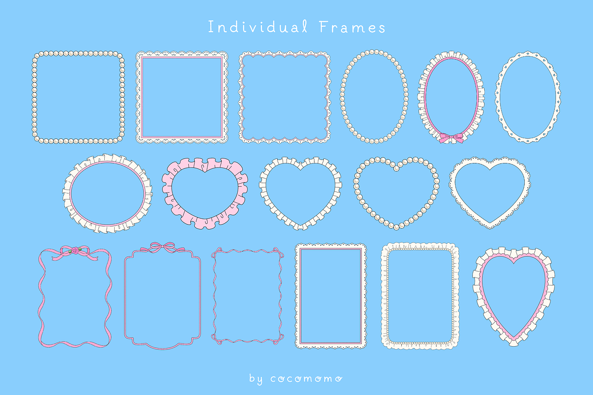 Girly Grrrl - Hand Drawn Clipart, a Decorative Illustration by cocomomo (Photo 8 of 16)