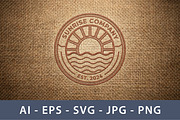 adventure badge logo collection, a Branding & Logo Template by Saba Vector (Thumbnail 2 of 3)