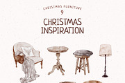 Christmas Inspiration Watercolor set, a Seasonal Illustration by Yakovleva Margarita (Thumbnail 12 of 19)