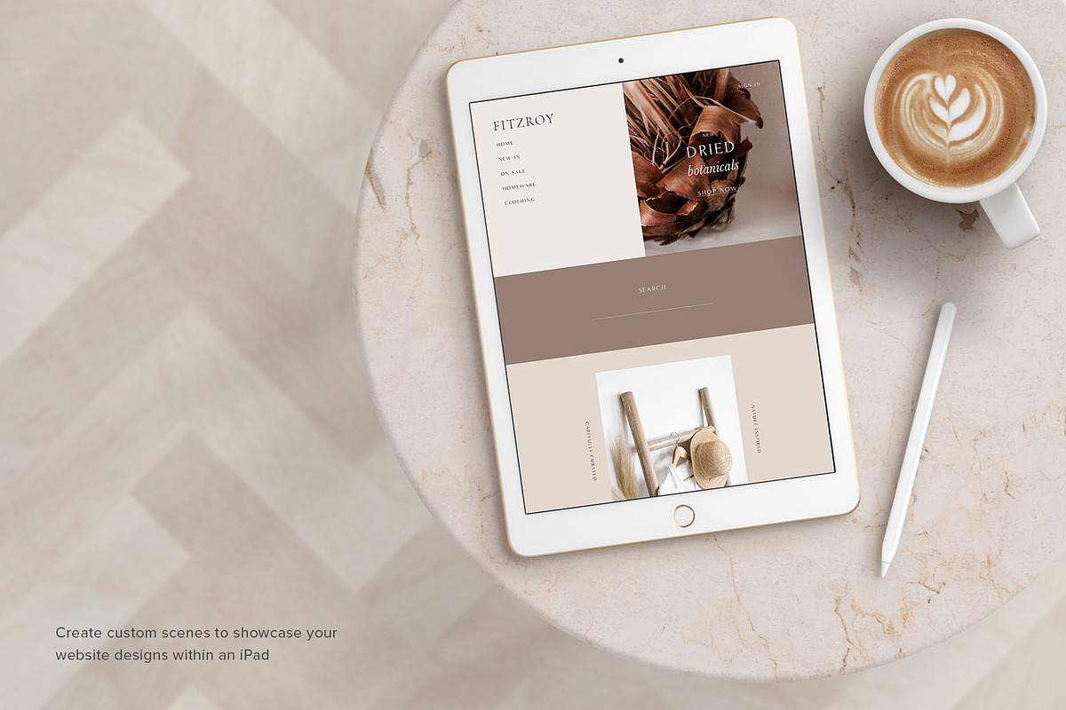 Palma Magazine & iPad Mockup Kit, an iPad Mockup by Moyo Studio (Photo 3 of 13)