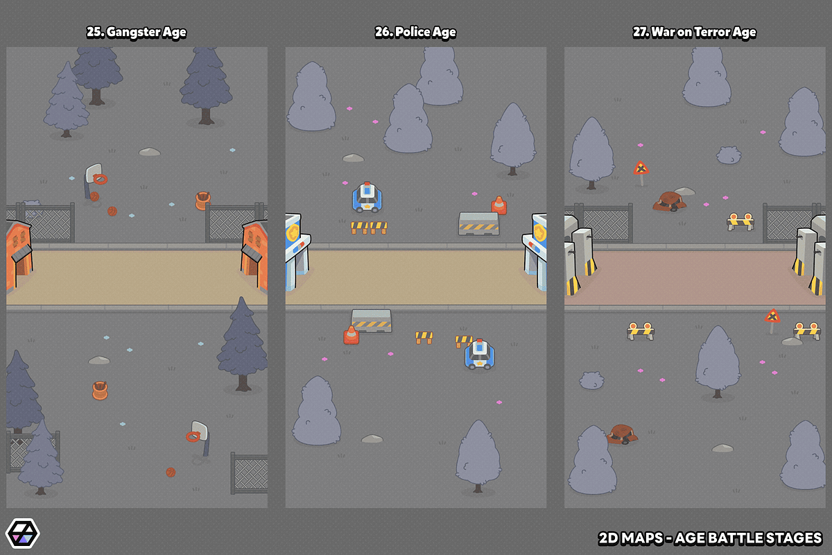 2D Maps - Age Battle Stages, a Background Graphic by LAYERLAB (Photo 14 of 17)